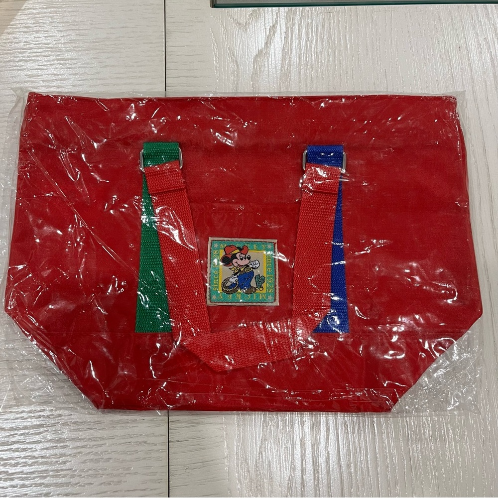 BNIB Rare Vintage Disney Mickey Mouse Lunch Bag Tote